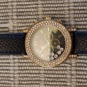 Beautiful Floating Crystals Watch